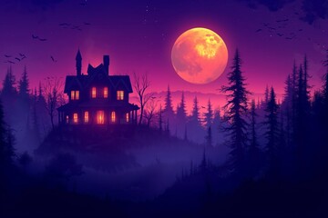background with castle