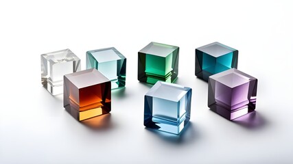 Obraz premium square gem set
