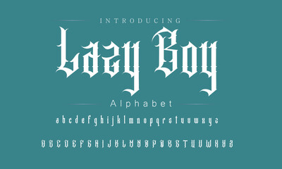 Elegant Retro Serif Typography Set