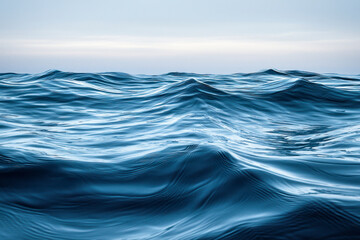 Azure Infinity. Ocean’s Depths Kissed by Dusk.