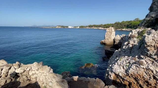 eden roc antibes in the summer French Riviera coastline