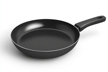 3D non stick skillet on white backdrop