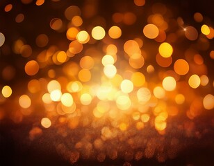 Obraz premium abstract orange bokeh background