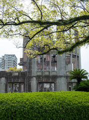 Hiroshima Peace memorial, Atomic Bomb or Genbaku Dome, Japan.