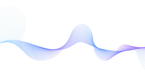 Abstract flow wave lines background. Futuristic technology and science theme background.