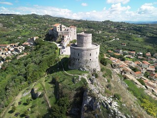 ancient castle tower of Montesarchio,, benevento, campania, Italy © SabryArdore