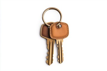 keys on a white background