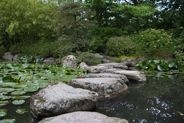 Weg im japanischen Garten