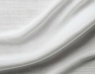 Linen canvas background in superlative white color as part of your design project. Seamless panoramic texture.