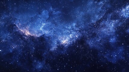 Fototapeta premium A stunning view of a starry night sky filled with galaxies and cosmic elements.