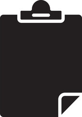 Clipboard Glyph Icon
