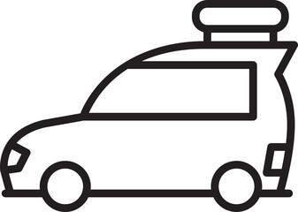 minivan car icon