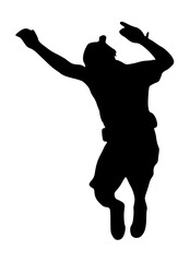 Person Jumping Silhouette