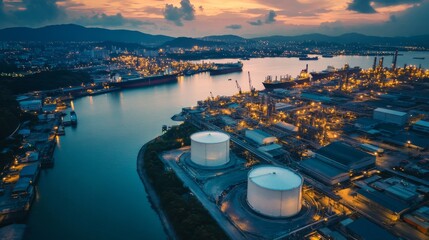 oil storage port industry business transportation