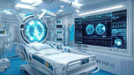 Advanced medical technology being used in hospitals to treat diseases and conditions once thought incurable,