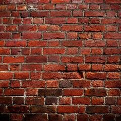 Fototapeta premium the old red brick wall