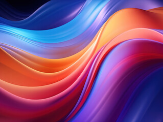 Outstanding Colorful psychedelic waveforms