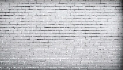 Obraz premium White grunge brick wall texture background