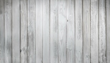 Naklejka premium White, grey wooden wall texture, old painted pine planks