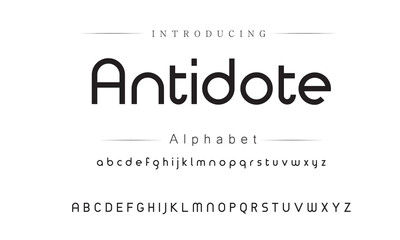 Sleek Geometric Font Family