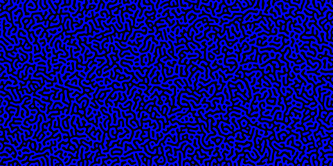 Fototapeta premium Abstract truing organic wallpaper Turing reaction diffusion monochrome seamless pattern .Monochrome Turing reaction background .Natural seamless line pattern. Linear design with biological shapes 