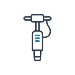 Compressor vector icon, Fuel Pump With Electric Plug Icon