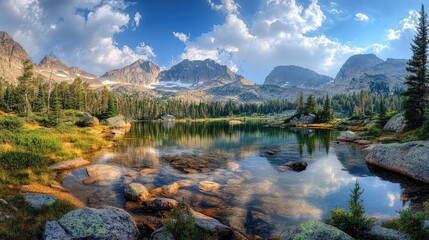 reflection in the lake