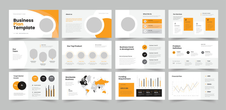 Business plan Presentation template business plan powerpoint slide design