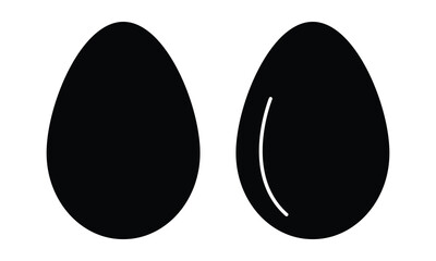 Easter Egg vector Icon. Flat style egg icon set. Vector illustration. 