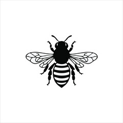 Bee mascot illustration logo concept design