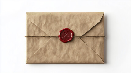 Classic Charm: Sealed Envelope Featuring Wax Seal