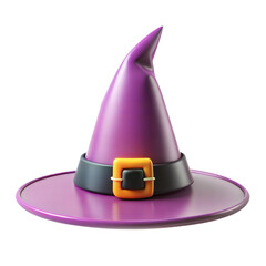 a witch hat halloween cute 3d illustration