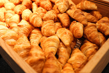 大量のクロワッサン