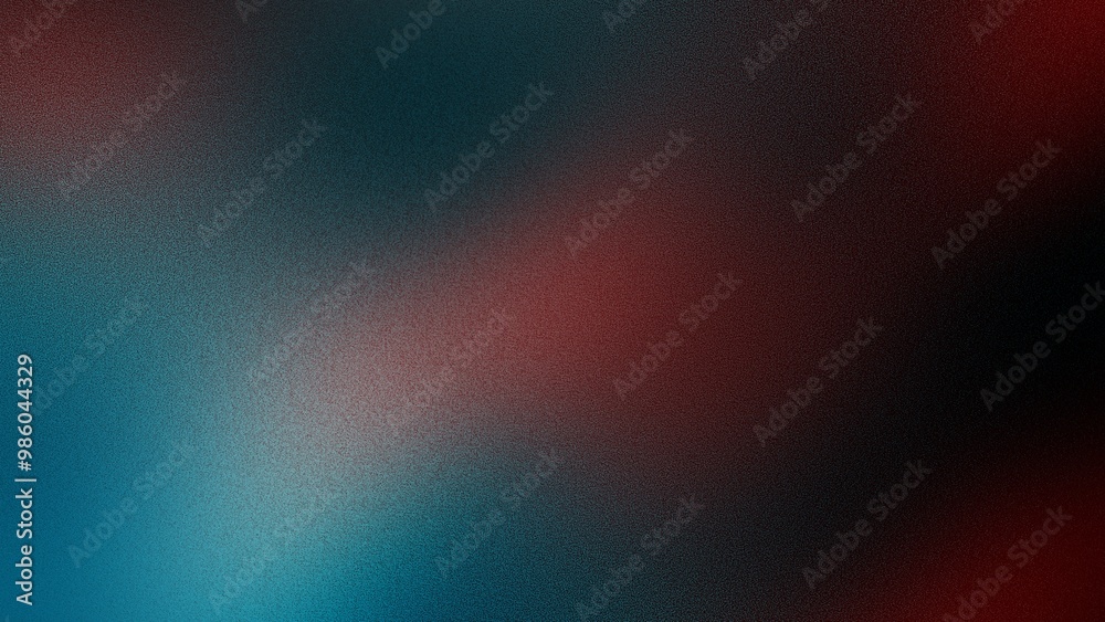 Poster Abstract blur grainy gradient background texture. Colorful digital grain soft noise effect pattern. Lo-fi multicolor vintage retro. VHS Glitch Texture