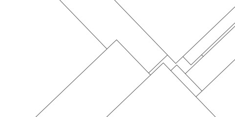 Abstract industrial Design random lines black on white background.Geometric seamless minimalist pattern with straight lines design.luxury black geometric random chaotic lines.squares and triangle line