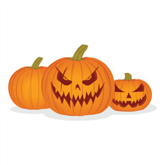 HALLOWEEN FLAT ICON AND VECTOR ELEMENT,ICONS,BACKGROUND