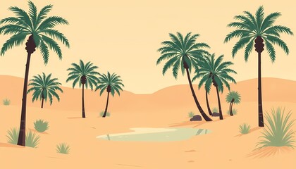 palm trees on the beach