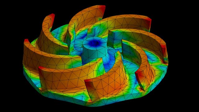 Mechanic simulation engineering - Stress and breakpoint analysis of Mechanical part under force and moment conditions