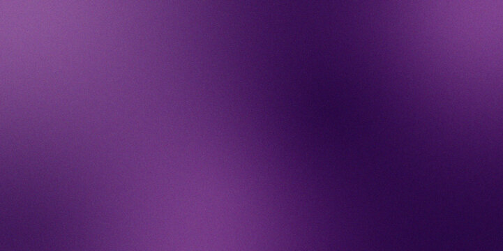 purple grainy background noisy color gradient banner dark textured poster header cover backdrop design. Purple color gradient background with smooth noise texture. Elegant background for a brand book.
