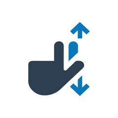 Obraz premium Hand Drag Drop Vector Icon