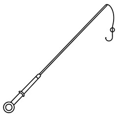 Needle Line Art Vector Illustration
