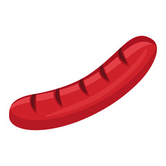 Vector grilled sausage icon