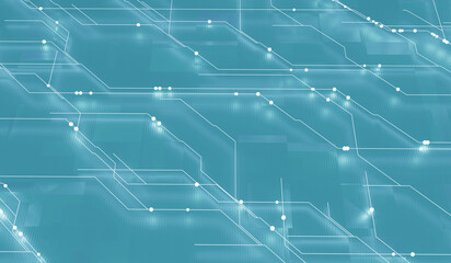 Circuit background, Processor, Digital chip, Motherboard, Electrical circuit, 3D rendering, AI, Artificial intelligence, Computer, Technology science background, Processor