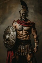 Fierce Spartan warrior