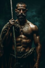 Fierce Spartan warrior