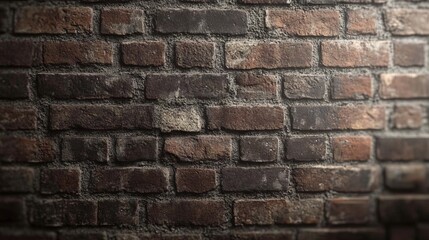 Obraz premium Textured Brick Wall in Muted Earthy Tones. AI generated illustration