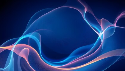 abstract blue wave background