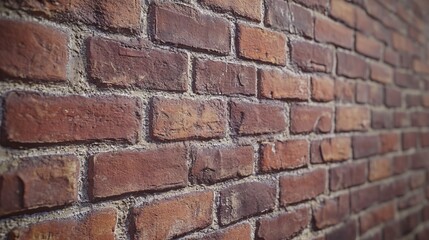 Obraz premium Textured Brick Wall in Muted Earthy Tones. AI generated illustration