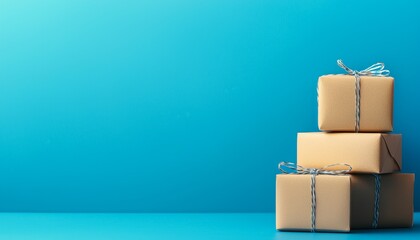 Satisfied customer receiving an online order, highlighting seamless delivery service