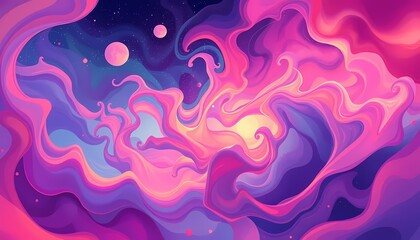 abstract background with waves